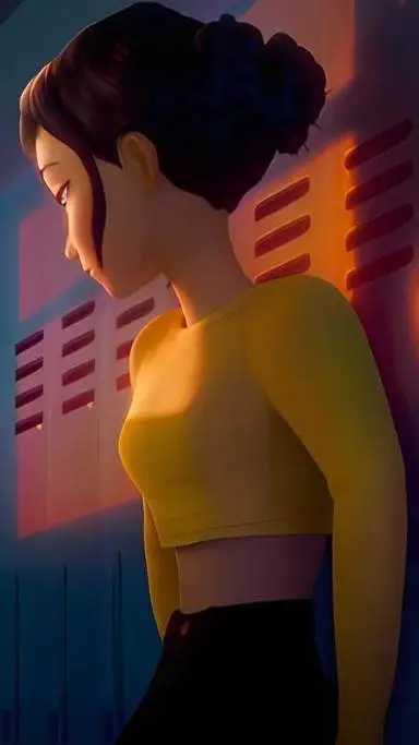 ai character: Zoey background