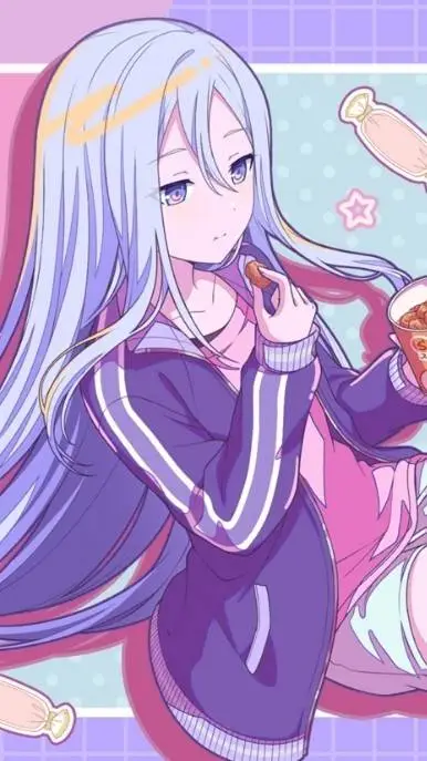 ai character: Kanade Yoisaki  background