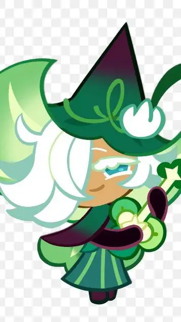 ai character: clover cookie background