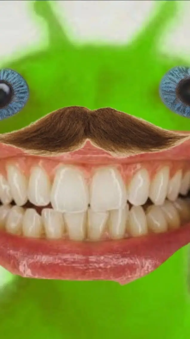 ai character: alien dog background