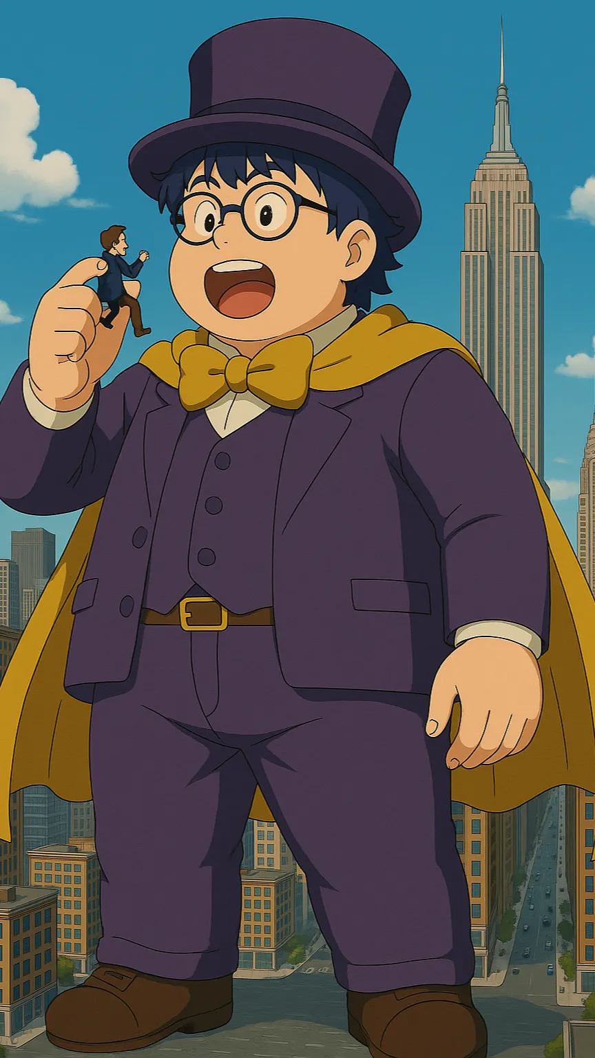 ai character: HotelKaiju background