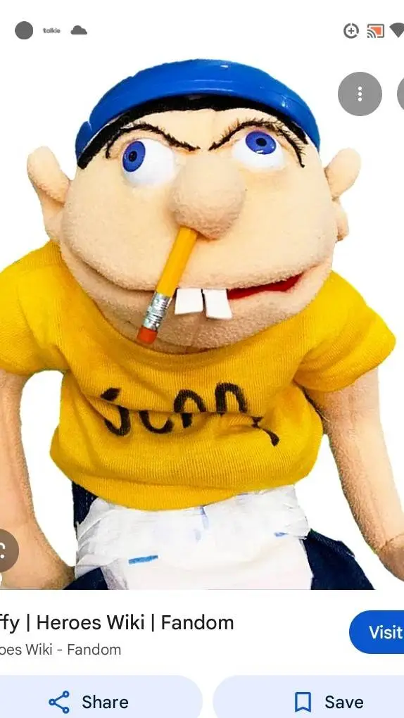 ai character: Jeffy  background