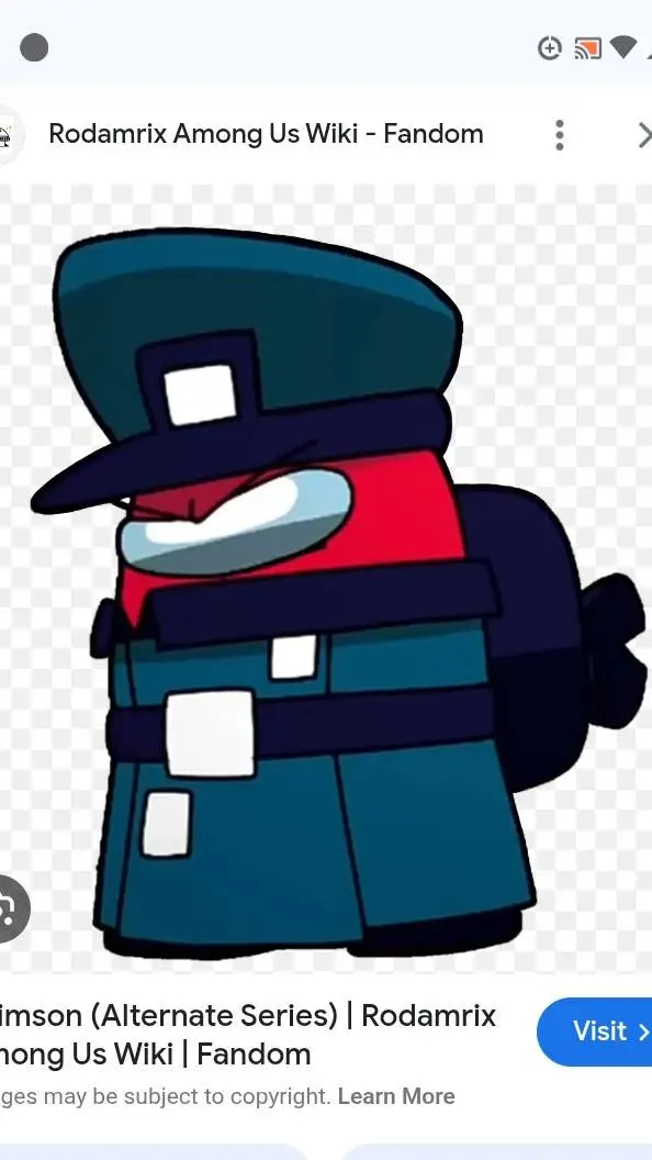 ai character: crimson  background