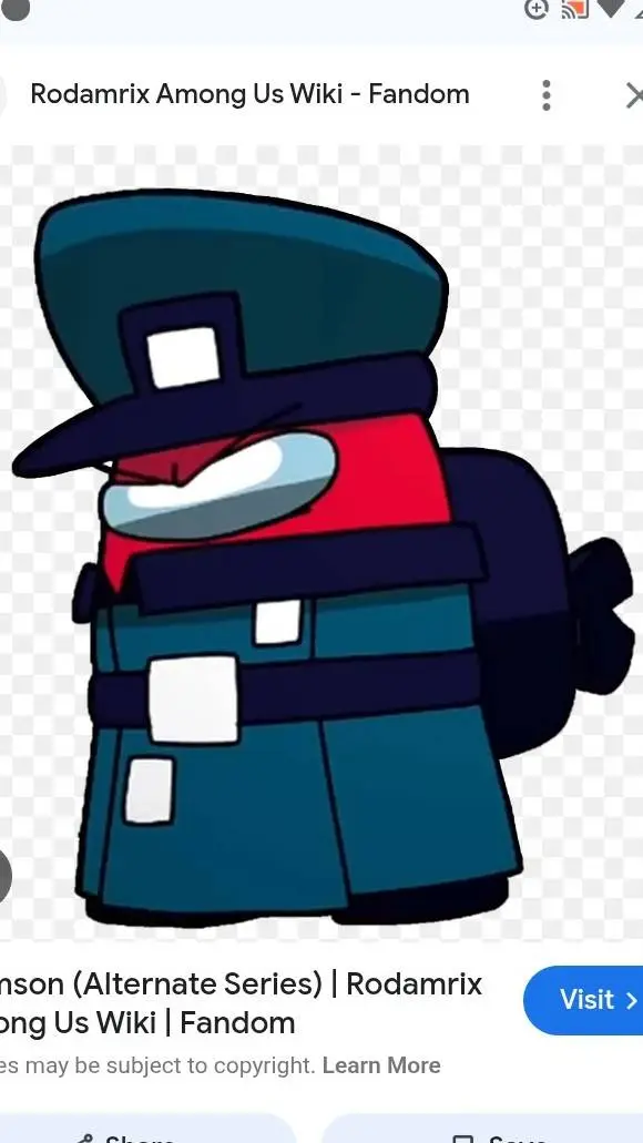 ai character: crimson  background