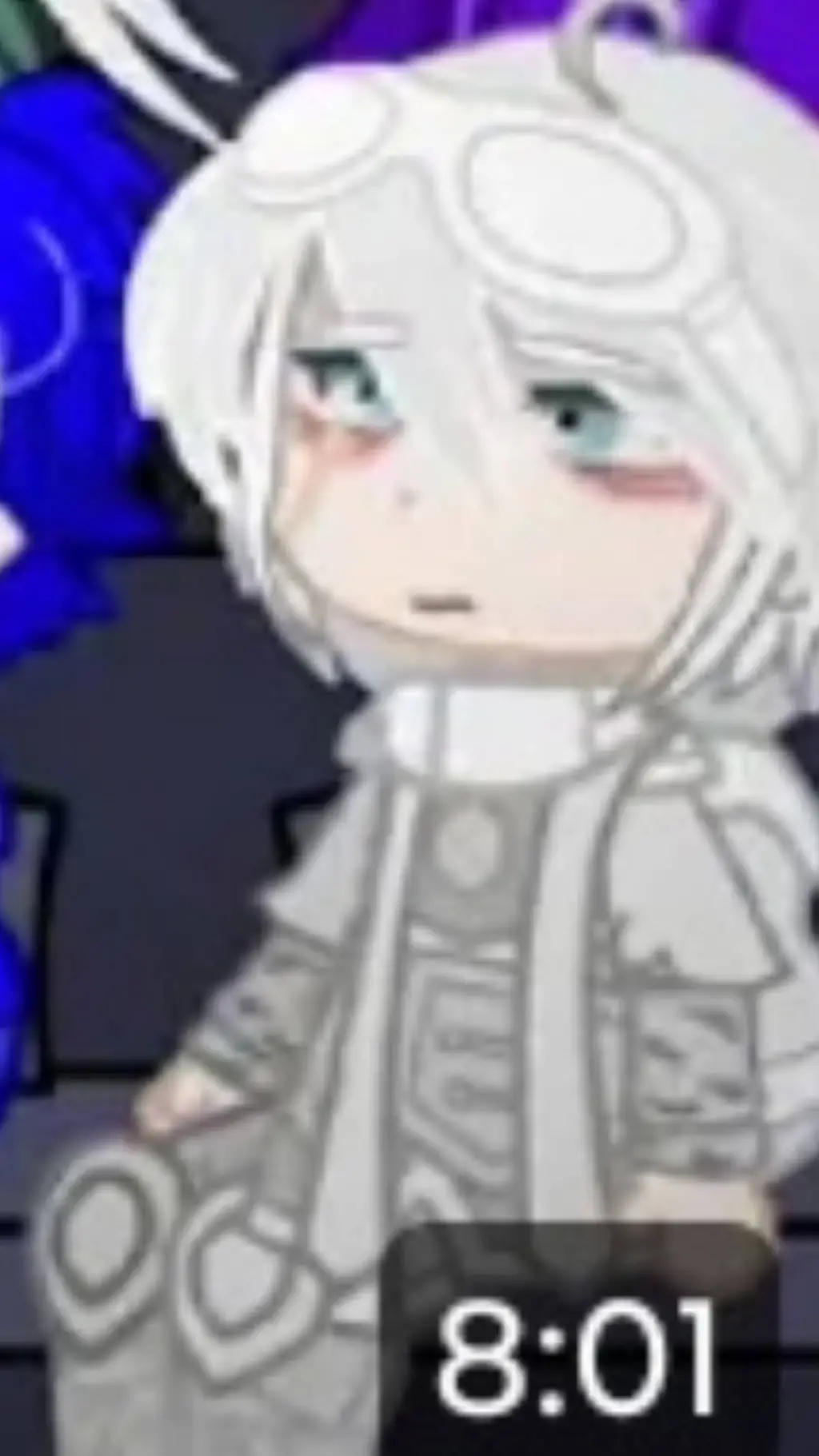 ai character: white  background