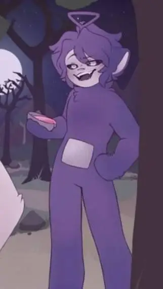 ai character: slendytubbies  background