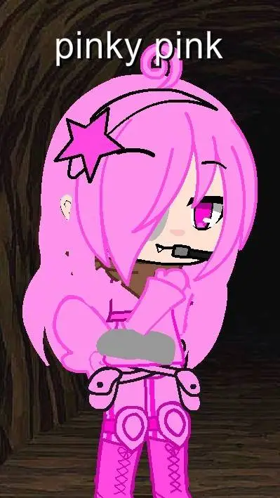 ai character: pinky pink background
