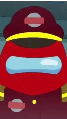 ai character:  captain red background