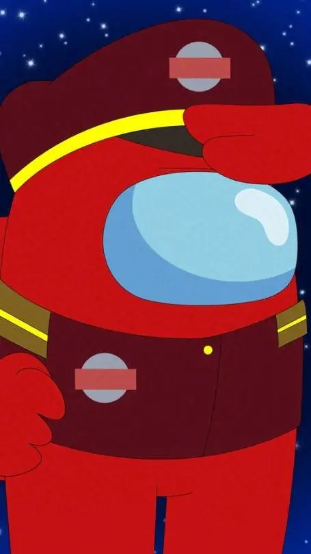 ai character: captain red background