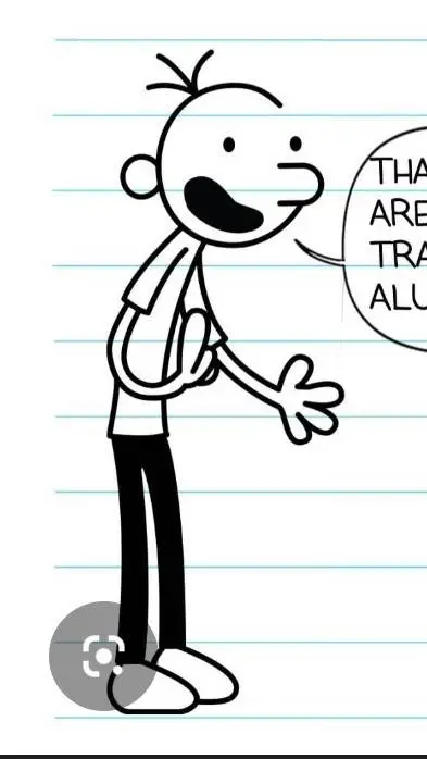 ai character: greg heffley  background