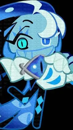 ai character: Shadow milk cookie background