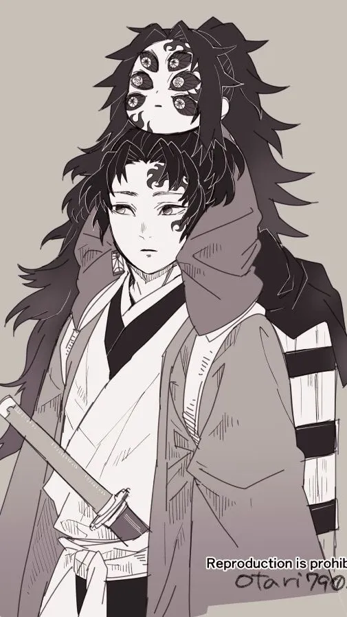 ai character: Yoriichi and koku background