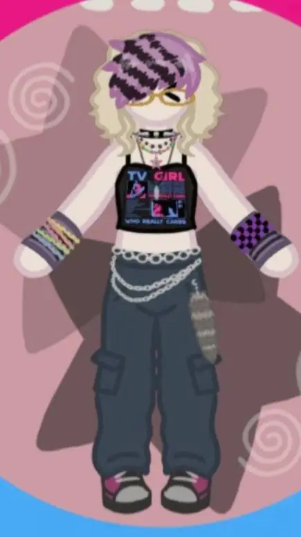 ai character: I NEED IDEASSSS background