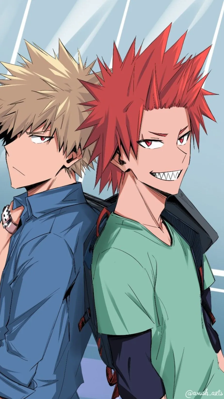 ai character: Mha KiriBaku! background