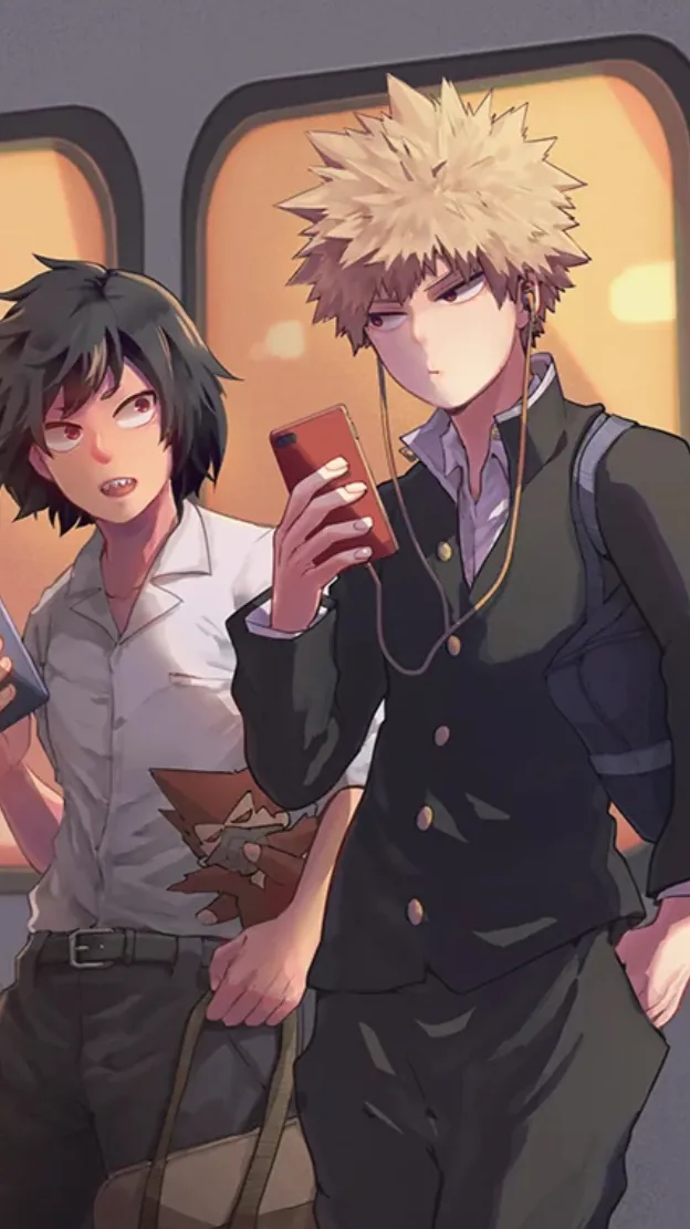 ai character: Mha M.S KiriBaku background