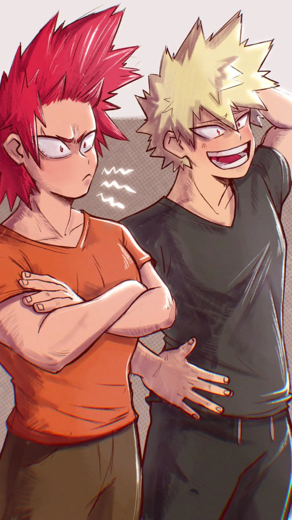 ai character: MHA KiriBaku Swap! background