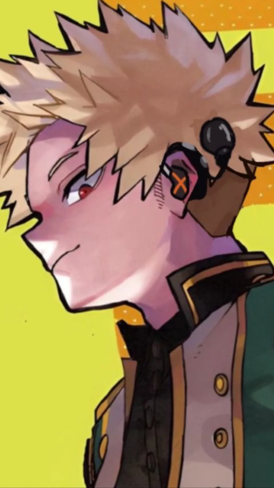 ai character: Bakugo deaf AU background