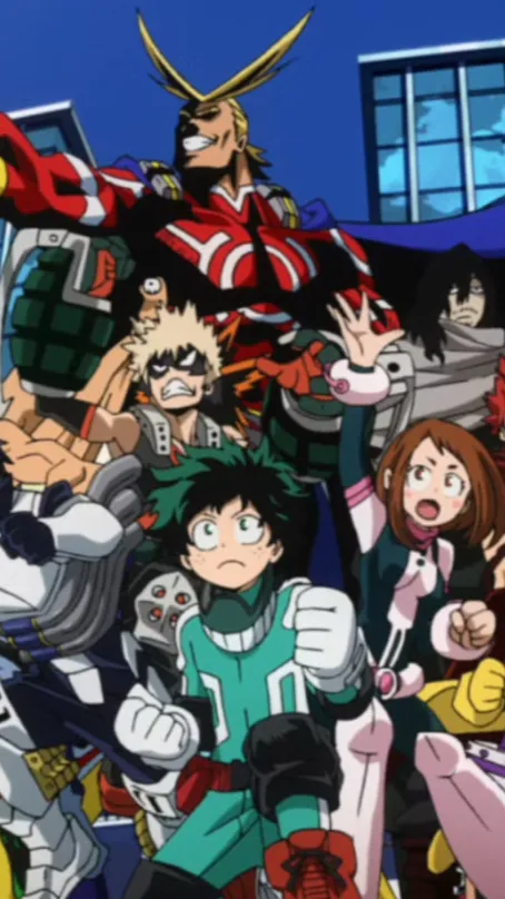 ai character: MHA first day! background