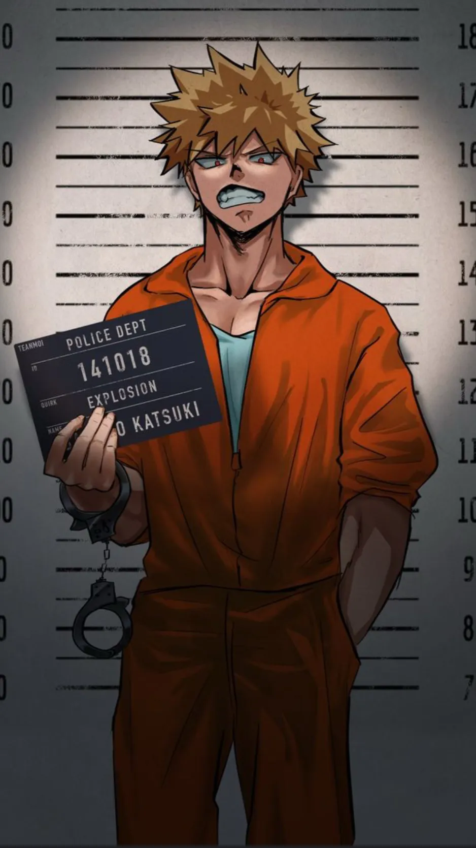 ai character: Mha Prison AU! background