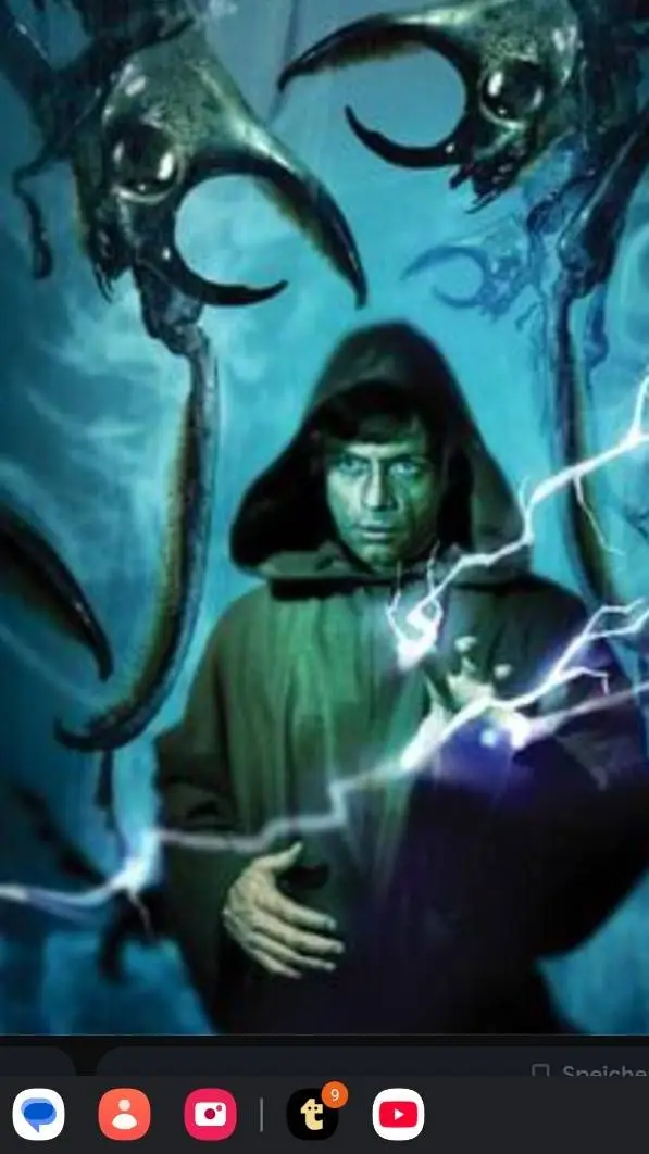 ai character: luke skywalker  background