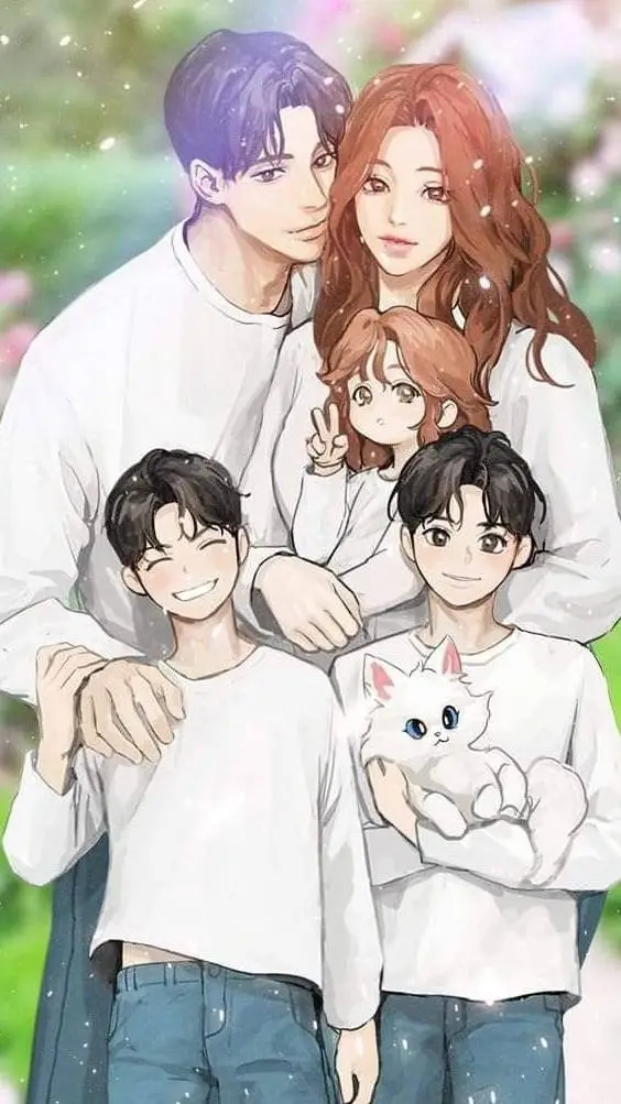 ai character: family drama!! background