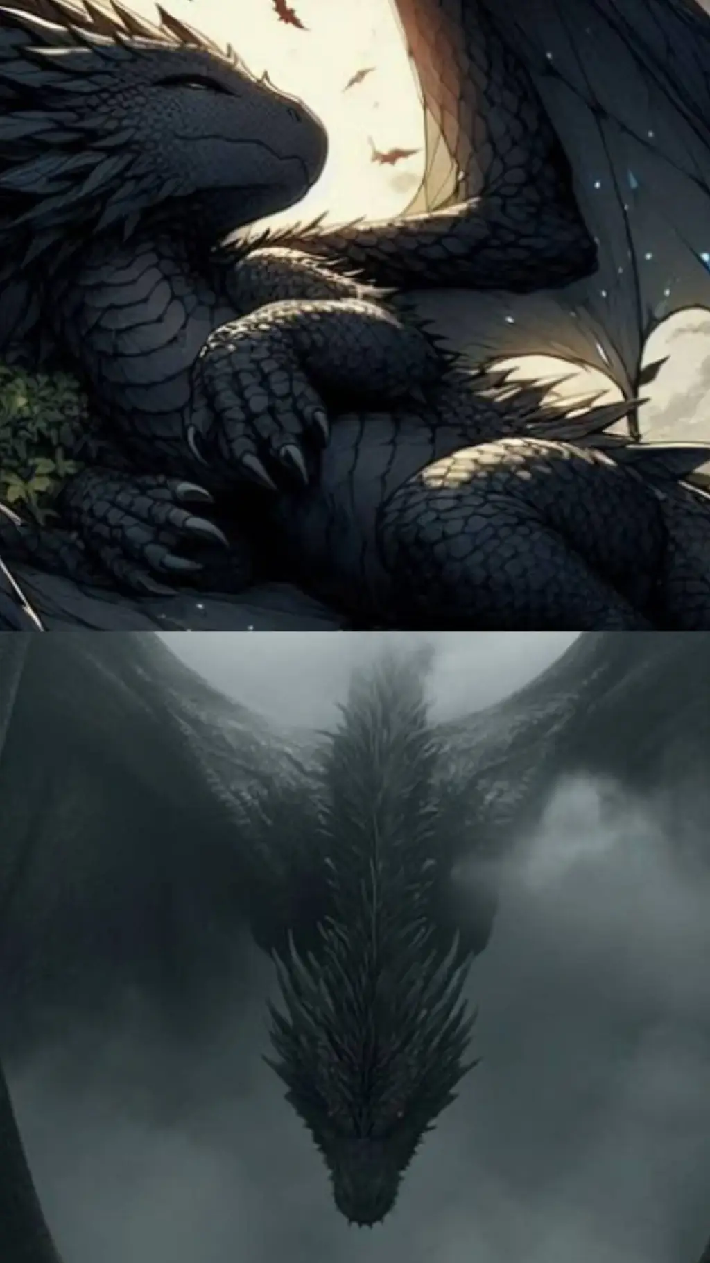 ai character: dragon background