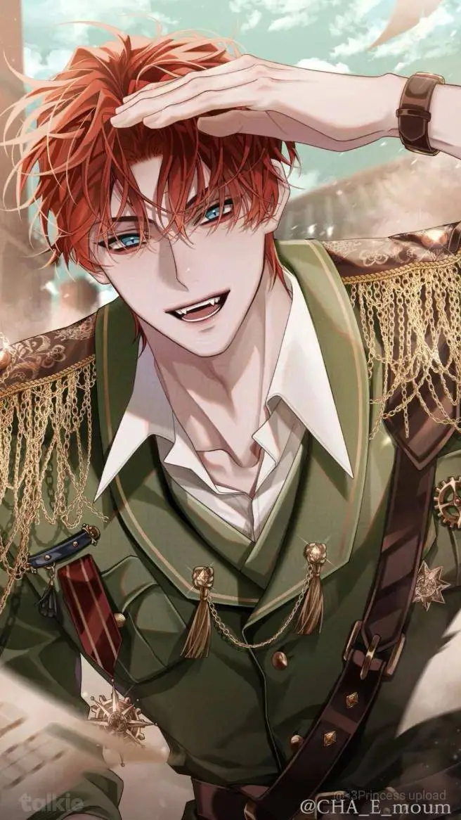 ai character: Amyas gray background