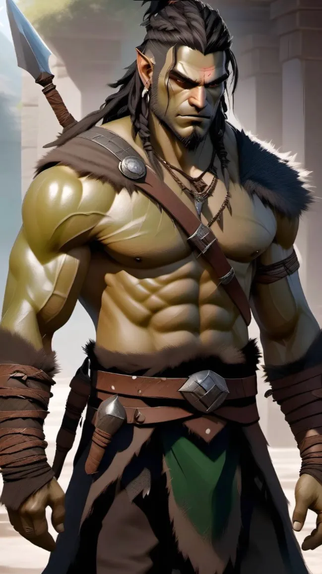 ai character: King of orcs ￼ background