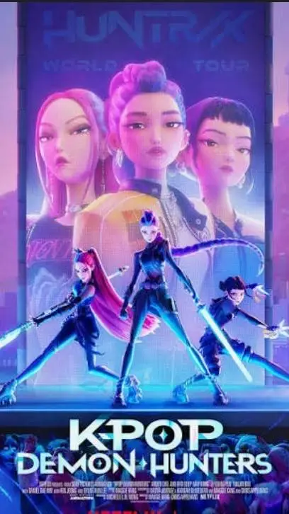 ai character: Kpop demon hunters background