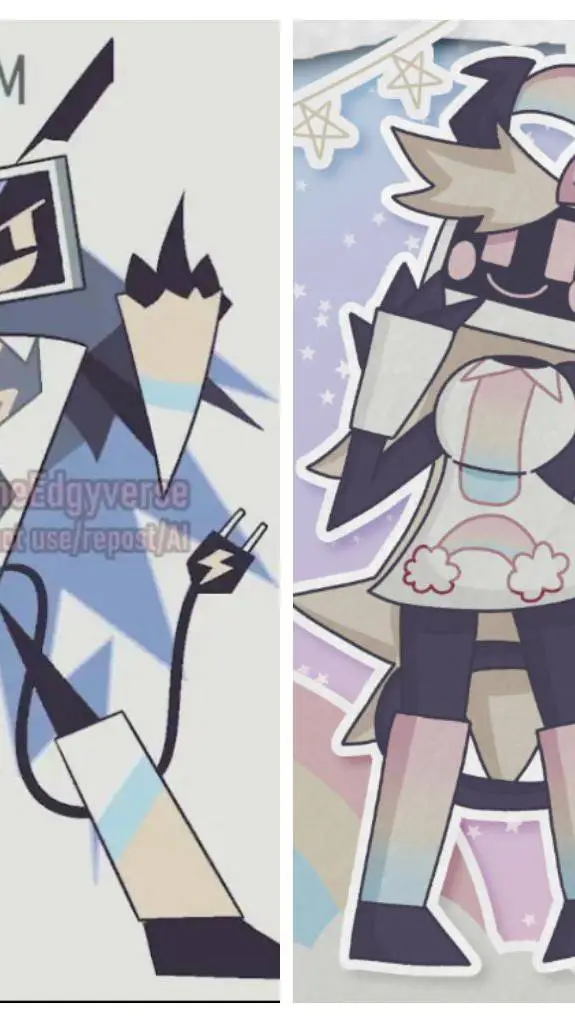 ai character: Ram and Ruby background