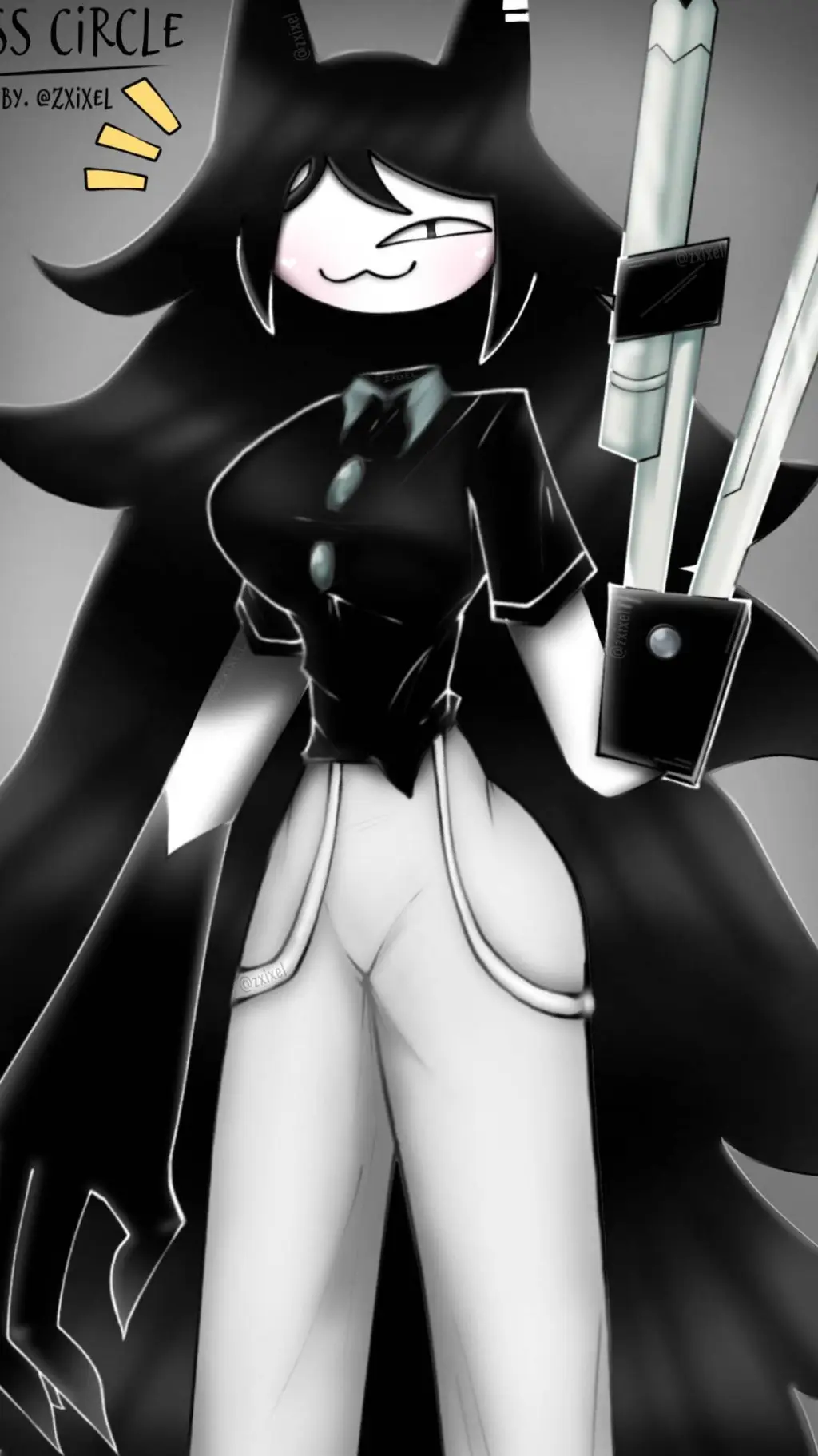 ai character: Miss Circle (OG) background