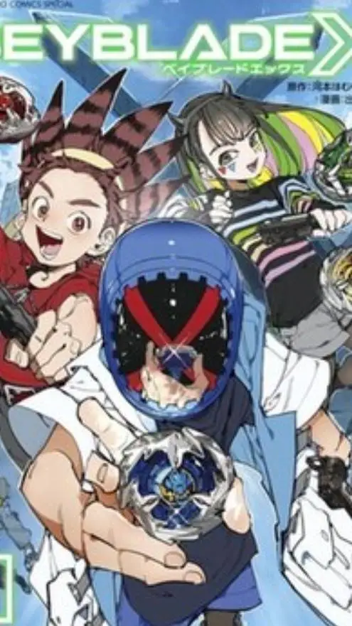 ai character: Beyblade X background