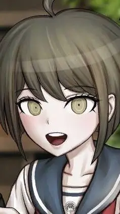 ai character: komaru naegi  background