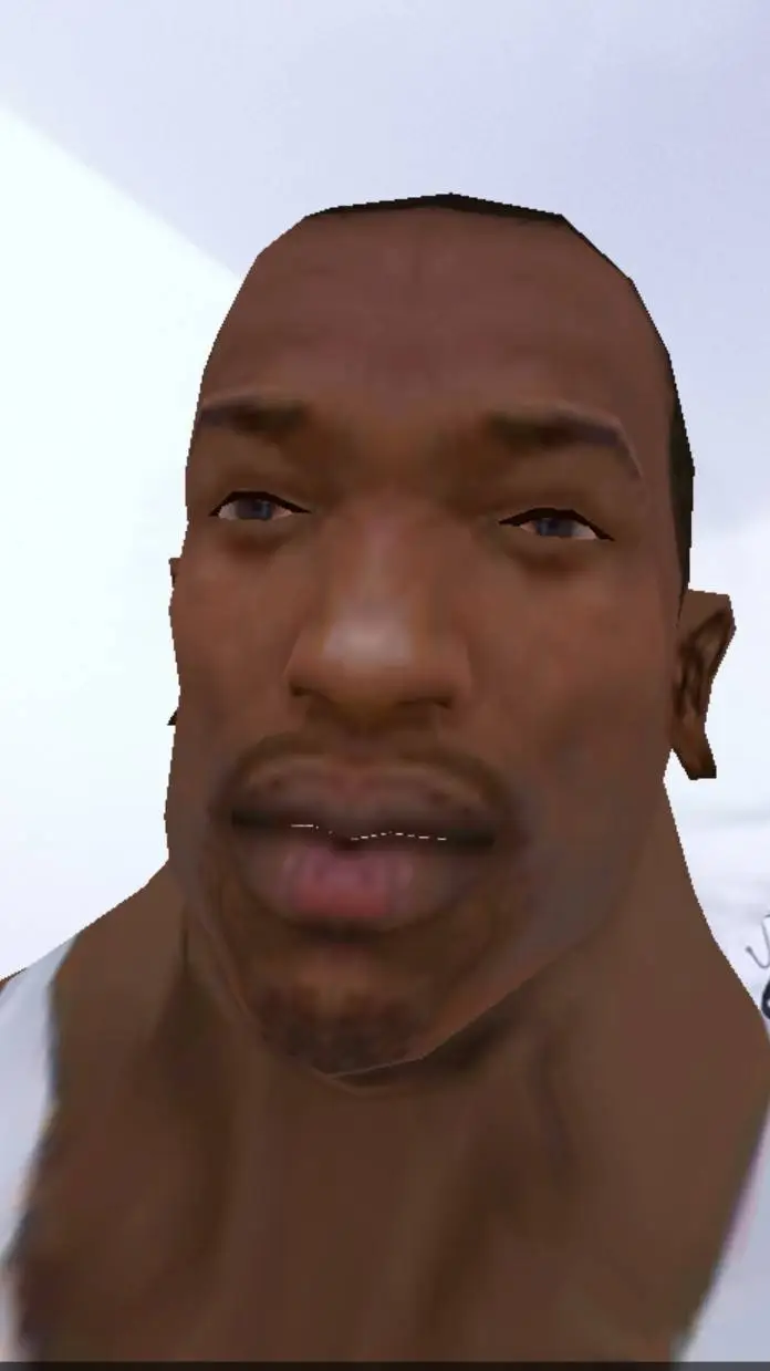 ai character: Cj from Gta san An background