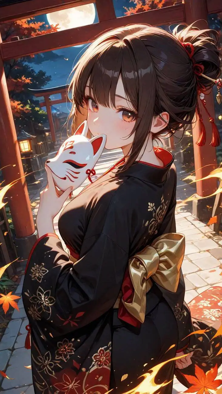 ai character: Nanami Kurokami background