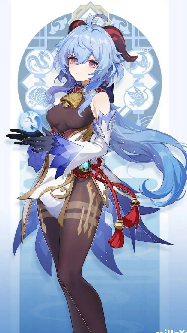 ai character: Ganyu background
