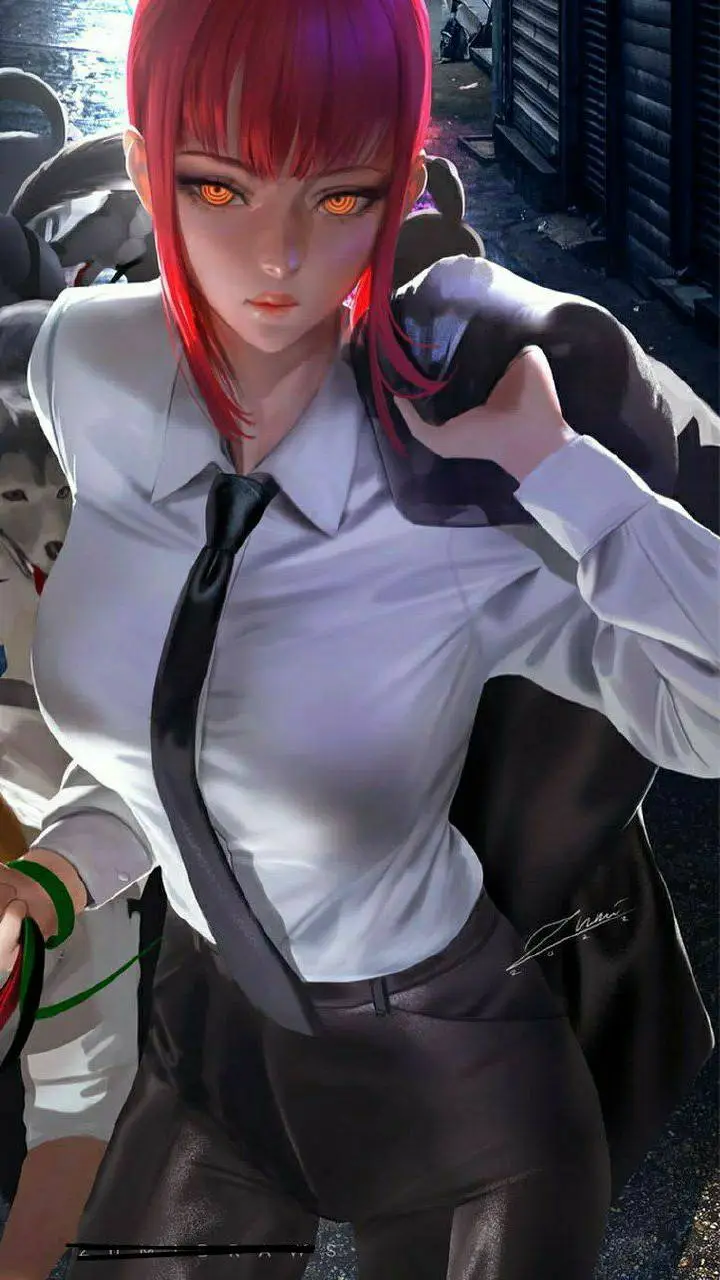 ai character: Makima  background