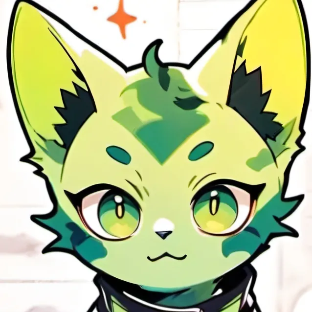 chat with ai character: Alien Cat🛸💚💫