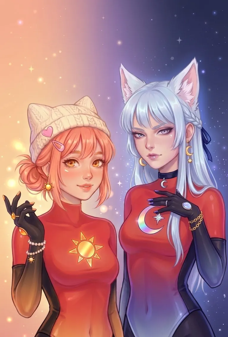 chat with ai character: Solara and Celeste