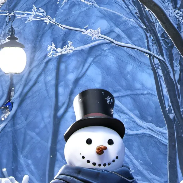 chat with ai character: snow man 