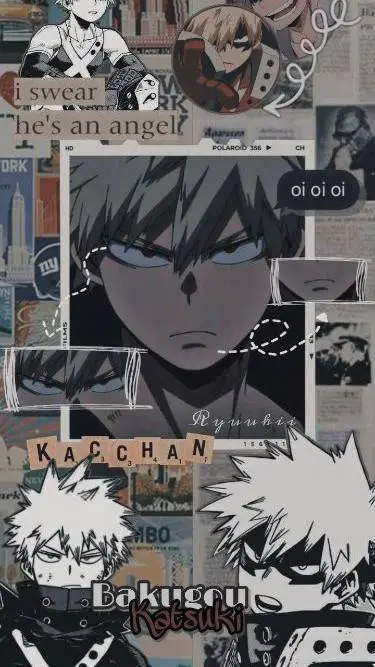 ai character: Katsuki Bakugo  background