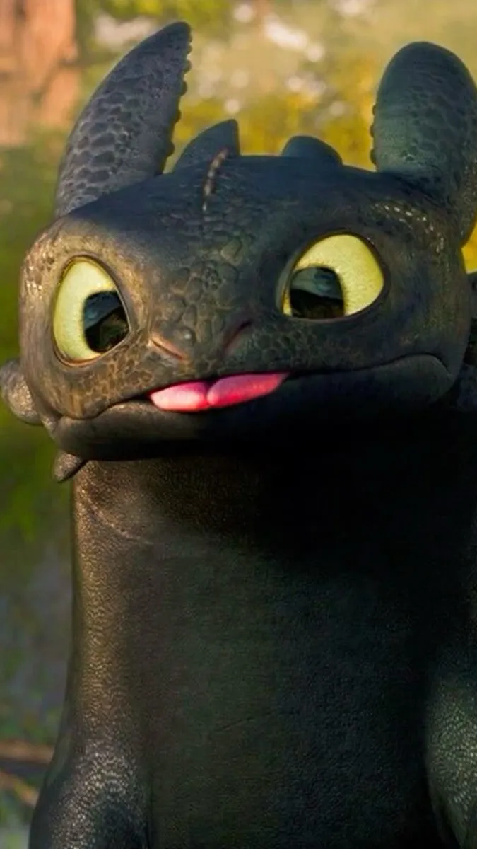 ai character: TOOTHLESS background