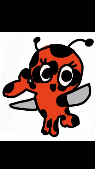 ai character: Ladybug X Bob background