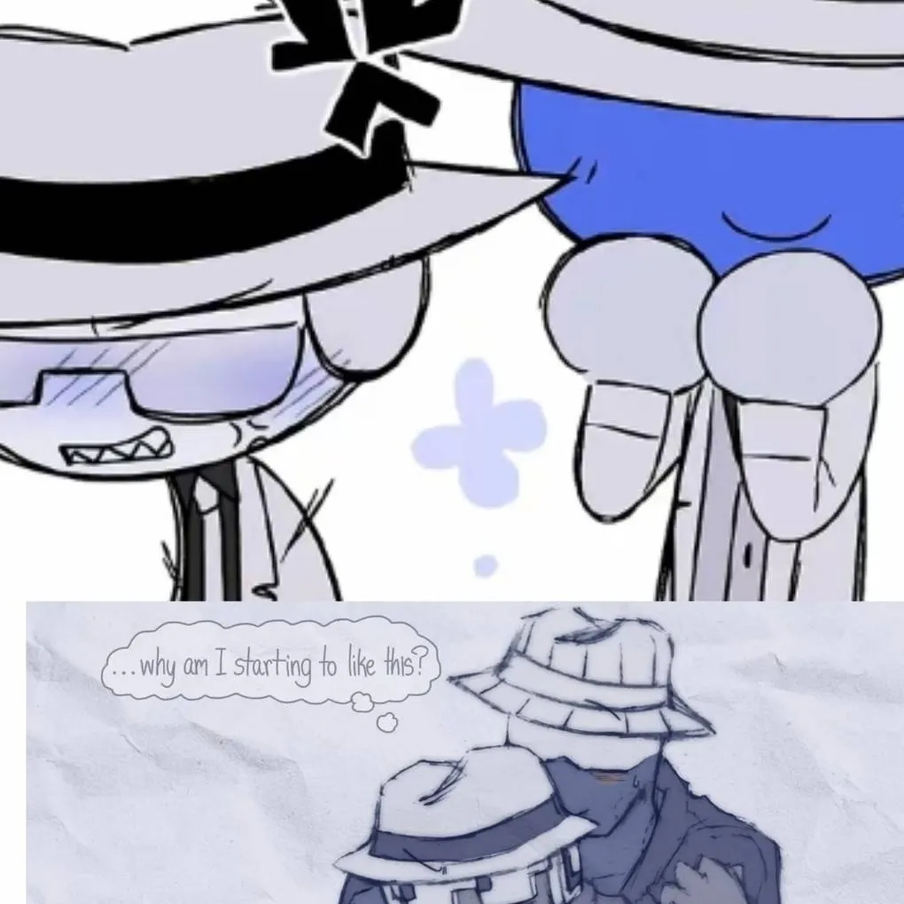 chat with ai character: 2P doublefedora 