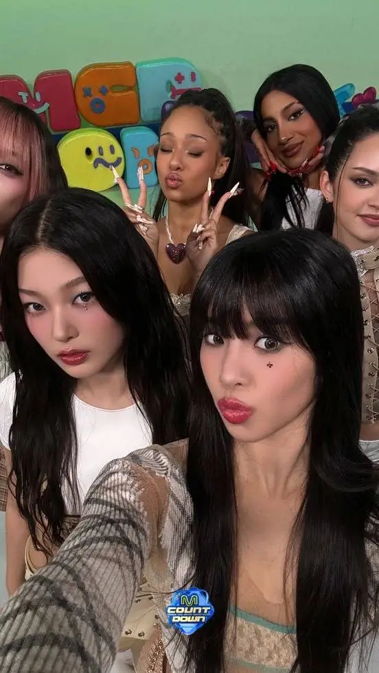 ai character: Katseye pick me! background