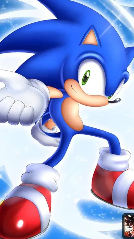 ai character: sonic  background