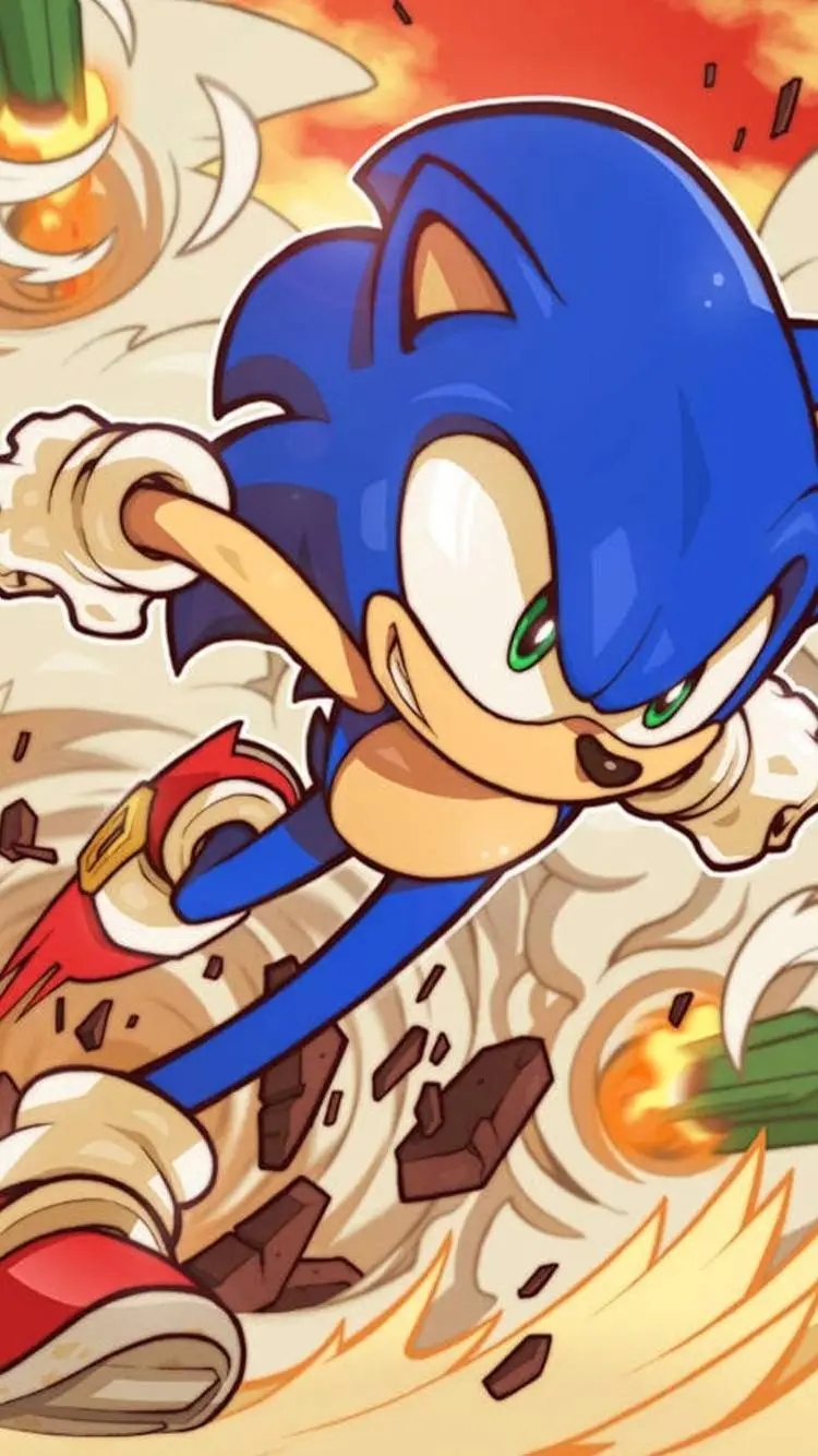 ai character: sonic exe background