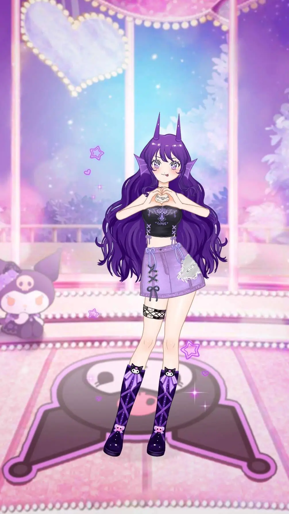 ai character: kuromi background