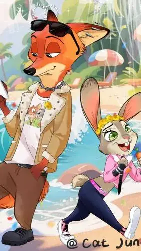 ai character: Nick wilde background