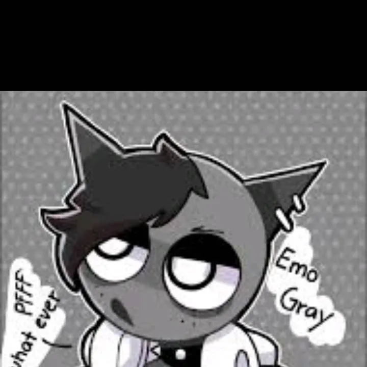 chat with ai character: emo gray